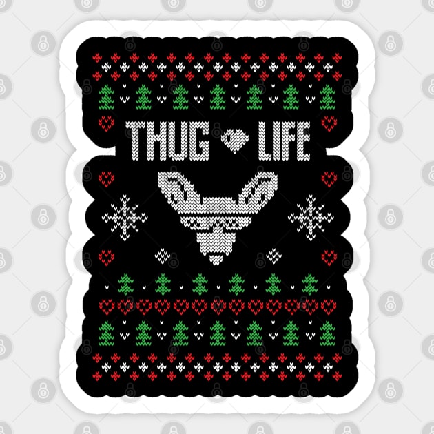 Thug christmas discount sweater